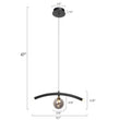 Load image into Gallery viewer, Camden Smoky Gray Glass Shade Creative Best LED Pendant Light - LEDMyPlace