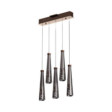 Load image into Gallery viewer, Chandeliers 5 - lights, Dining Room Lighting Fixtures, 25W, 3000K, 1250LM, Hanging Light with Wires For Kitchen Island Dining Room Living Room Cafe Pub - LEDMyPlace