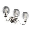 Load image into Gallery viewer, Clear Glass Bathroom Light Fixtures, Wall Mount, 2 - Head/3 - Head, E26 Base Brushed Nickel Finish, Vanity Lighting - LEDMyPlace