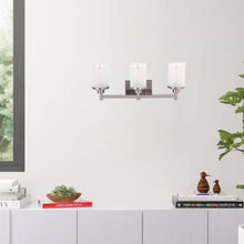 Load image into Gallery viewer, Cylinder Shape Bathroom Light Fixtures with Frosted Glass Shades, 2 - Light/3 - Light/4 - Light, Wall Mount, Vanity Lighting - LEDMyPlace