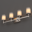 Load image into Gallery viewer, Cylinder Shape Bathroom Light Fixtures with Frosted Glass Shades, 2 - Light/3 - Light/4 - Light, Wall Mount, Vanity Lighting - LEDMyPlace