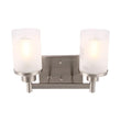 Load image into Gallery viewer, Cylinder Shape Bathroom Light Fixtures with Frosted Glass Shades, 2 - Light/3 - Light/4 - Light, Wall Mount, Vanity Lighting - LEDMyPlace