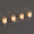 Load image into Gallery viewer, Cylinder Shape Bathroom Light Fixtures with Frosted Glass Shades, 2-Light/3-Light/4-Light, Wall Mount, Vanity Lighting