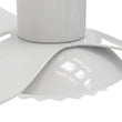 Load image into Gallery viewer, Daffodil 52 Inch 3 - Blade Flush Mount Best Smart Ceiling Fan With Led Light Kit And Remote - White/White - LEDMyPlace