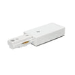 Load image into Gallery viewer, Decorative Lighting Live End System Track – 3 - Wire Single Circuit Track with End Cap in White Finish - LEDMyPlace