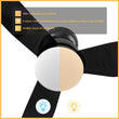 Load image into Gallery viewer, DENVER 52 inch 3 - Blade Flush Mount Smart Ceiling Fan with LED Light &amp; Remote - LEDMyPlace