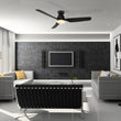 Load image into Gallery viewer, DENVER 52 inch 3 - Blade Flush Mount Smart Ceiling Fan with LED Light &amp; Remote - LEDMyPlace