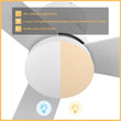 Load image into Gallery viewer, DENVER 52 inch 3 - Blade Flush Mount Smart Ceiling Fan with LED Light With Remote - LEDMyPlace