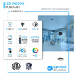 Load image into Gallery viewer, Disk Architectural, LED 5.5 Inch Round Pendant Mount Direct Down Light Fixture, 12W, 3000K, Dimmable - LEDMyPlace
