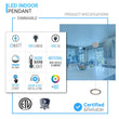 Load image into Gallery viewer, Disk Architectural, LED 5.5 Inch Round Pendant Mount Direct Down Light Fixture, 12W, 3000K, Dimmable - LEDMyPlace