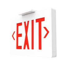 Load image into Gallery viewer, Double Sided LED Emergency EXIT Sign(Side &amp; Ceiling Mount), 4W, AC120 - 277V, UL, 90 - min Battery Backup, Operating Temp: 0°C~40°C - LEDMyPlace
