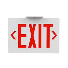 Load image into Gallery viewer, Double Sided LED Emergency EXIT Sign(Side &amp; Ceiling Mount), 4W, AC120 - 277V, UL, 90 - min Battery Backup, Operating Temp: 0°C~40°C - LEDMyPlace