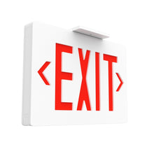 Load image into Gallery viewer, Double Sided LED Emergency EXIT Sign(Side &amp; Ceiling Mount), 4W, AC120 - 277V, UL, 90 - min Battery Backup, Operating Temp: 0°C~40°C - LEDMyPlace