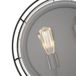 Load image into Gallery viewer, Drum Shape Flush Mount Ceiling Light, Matte Black Finish, Ceiling Lighting Fixture for Bedroom Kitchen Hallway Stairwell Entryway, E26 Base - LEDMyPlace