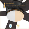 Load image into Gallery viewer, DUBOIS 48 inch 5 - Blade Flush Mount Smart Ceiling Fan with LED Light &amp; Remote - LEDMyPlace