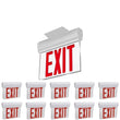 Load image into Gallery viewer, Edge Lit Red LED Exit Sign, 3W , Red, UL,CUL Listed, AC120 - 277V, Surface Mount, 90 - min Battery Backup - LEDMyPlace