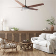 Load image into Gallery viewer, ELIRA 52 inch 5 - Blade Smart Ceiling Fan with LED Light &amp; Remote - LEDMyPlace