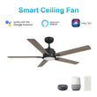 Load image into Gallery viewer, ESPEAR 52 inch 5 - Blade Smart Ceiling Fan with LED Light &amp; Remote - LEDMyPlace