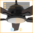 Load image into Gallery viewer, ESPEAR 52 inch 5 - Blade Smart Ceiling Fan with LED Light &amp; Remote - LEDMyPlace
