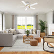 Load image into Gallery viewer, ESPEAR 52 inch Flush Mount 5 - Blade Smart Ceiling Fan with LED Light &amp; Remote - LEDMyPlace