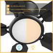 Load image into Gallery viewer, ESPEAR 52 inch Flush Mount 5 - Blade Smart Ceiling Fan with LED Light &amp; Remote - LEDMyPlace
