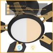 Load image into Gallery viewer, ESPEAR 52 inch Flush Mount 5 - Blade Smart Ceiling Fan with LED Light &amp; Remote - LEDMyPlace