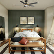 Load image into Gallery viewer, ESPEAR 52 inch Flush Mount 5 - Blade Smart Ceiling Fan with LED Light &amp; Remote - LEDMyPlace