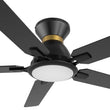 Load image into Gallery viewer, ESPEAR 52 inch Flush Mount 5 - Blade Smart Ceiling Fan with LED Light &amp; Remote - LEDMyPlace