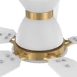 Load image into Gallery viewer, ESPEAR 52 inch Flush Mount 5 - Blade Smart Ceiling Fan with LED Light &amp; Remote - LEDMyPlace