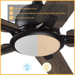Load image into Gallery viewer, ESPEAR 56 inch 5 - Blade Smart Ceiling Fan with LED Light &amp; Remote - LEDMyPlace