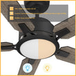 Load image into Gallery viewer, ESPEAR 60 inch 5 - Blade Smart Ceiling Fan with LED Light &amp; Remote - LEDMyPlace
