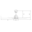 Load image into Gallery viewer, ESPEAR 60 inch 5 - Blade Smart Ceiling Fan with LED Light &amp; Remote - LEDMyPlace