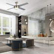 Load image into Gallery viewer, EVERETT 48 inch 4 - Blade Ceiling Fan with LED light &amp; Pull Chain - LEDMyPlace