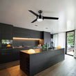 Load image into Gallery viewer, EVERETT 52 Inch 3 - Blade Ceiling Fan with LED Light &amp; Pull Chain - LEDMyPlace