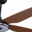 Load image into Gallery viewer, Explorer 52 In. Best Smart Ceiling Fan with Remote Control &amp; Led Light, 5 - Blade, Black/fine Wood Grain Pattern, Alexa/Google Home/Siri Compatible - LEDMyPlace