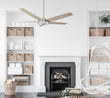 Load image into Gallery viewer, Explorer 52 In. Indoor/outdoor Best Smart Ceiling Fan with Dimmable Led Light, Remote Control, Works W/ Alexa/Google Home/Siri, Silver/light Wooden Pattern ( 5 - Blade) - LEDMyPlace