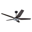 Load image into Gallery viewer, Explorer 52 In. Indoor/outdoor Wi - Fi Best Smart Ceiling Fan with Light &amp; Remote, Works with Alexa/Google Home, Black/dark Wooden Pattern (5 - Blade) - LEDMyPlace