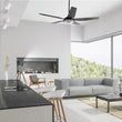 Load image into Gallery viewer, Explorer 52 In. Indoor/outdoor Wi - Fi Best Smart Ceiling Fan with Light &amp; Remote, Works with Alexa/Google Home, Black/dark Wooden Pattern (5 - Blade) - LEDMyPlace