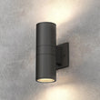 Load image into Gallery viewer, LED Up &amp; Down Lights Outdoor, Cylinder, 12WX2, AC100 - 277V, 80 - 90 Lm/W, IP65, Light Bronze Finish, Double Side - LEDMyPlace