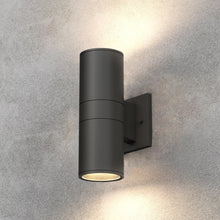Load image into Gallery viewer, LED Up &amp; Down Lights Outdoor, Cylinder, 12WX2, AC100 - 277V, 80 - 90 Lm/W, IP65, Light Bronze Finish, Double Side - LEDMyPlace