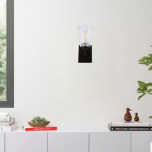 Load image into Gallery viewer, Flared Shape Bathroom Light Fixtures with Clear Glass Shade, E26 Base, UL Listed for Damp Location, Wall Mount, Bathroom Vanity Lighting - LEDMyPlace