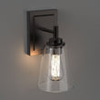 Load image into Gallery viewer, Flared Shape Bathroom Light Fixtures with Clear Glass Shade, E26 Base, UL Listed for Damp Location, Wall Mount, Bathroom Vanity Lighting - LEDMyPlace