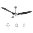 Load image into Gallery viewer, FLETCHER 56 inch 3 - Blade Smart Ceiling Fan with Remote&amp; LED Light - LEDMyPlace
