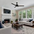 Load image into Gallery viewer, FLINT 52 inch 3 - Blade Ceiling Fan with LED Light and Pull Chain - LEDMyPlace