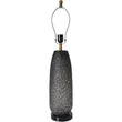 Load image into Gallery viewer, Flores Petals Textured Cylinder Glass Best Table Lamp 29" - Smoke Gray/Light Gray - LEDMyPlace