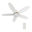 Load image into Gallery viewer, FREMONT 48 inch 5 - Blade Flush Mount Smart Ceiling Fan with LED Light &amp; Remote - LEDMyPlace