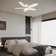 Load image into Gallery viewer, FREMONT 48 inch 5 - Blade Flush Mount Smart Ceiling Fan with Remote &amp; LED Light - LEDMyPlace