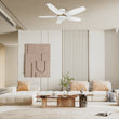Load image into Gallery viewer, FREMONT 48 inch 5 - Blade Flush Mount Smart Ceiling Fan with Remote &amp; LED Light - LEDMyPlace
