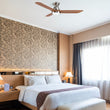 Load image into Gallery viewer, GARRICK 52 inch 3 - Blade Flush Mount Smart Ceiling Fan with LED Light &amp; Remote - LEDMyPlace
