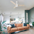 Load image into Gallery viewer, GARRICK 52 inch 3 - Blade Smart Ceiling Fan with LED Light &amp; Remote - LEDMyPlace